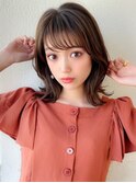 シースルーバング大人くびれミディアム♪