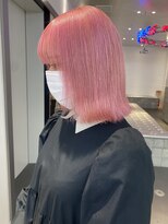 ゲーム 原宿店(GAME)&nbsp;ピンク/ダブルカラー/ケアブリーチ/髪質改善/原宿