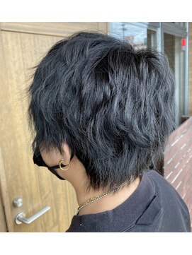 トリニティ(trinity) 濃いめアッシュ・ネイビー・グレー赤み抹消カラー[豊見城]