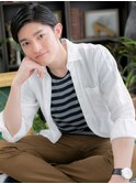 黒髪マッシュ★クールなアップバングショートc5志木20代30代40代