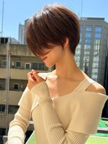 ロンド ストラーダ 心斎橋(Lond strada)&nbsp;ショート×ハイライト白髪ぼかし×マチルダボブ[心斎橋]