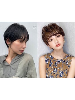 デザインとフォルムにこだわった柔らかい質感のショートヘア◎女の子らしいスタイルで自慢できちゃう♪