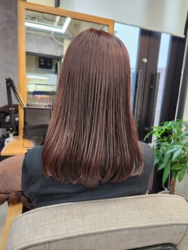 バッカ 横浜桜木町店(BACCA) 春カラー　ピンクバイオレット　ミディアム