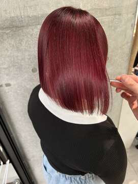 ロンドメリア 天神大名店(Lond Melia) ★くびレイヤー美髪エアリーロング似合わせカットピンクブラウン