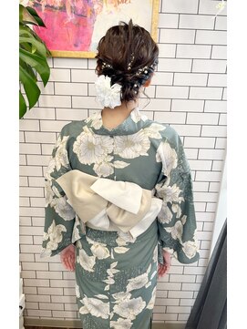 リール(THE RIRE.) *THE  RIRE.  浴衣ヘア×シニヨンアレンジ*