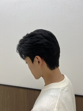 ステージ(STAGE) ダウンパーマ 韓国メンズヘア センターパート