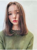 ミディアム/韓国風/レイヤーカット/顔回りカット/柏駅