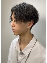 アッシュ 桜木町店(Ash) 縦落ちパーマ【横浜/メンズパーマ/センターパート/縦落ち】