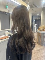 池袋ケアブリーチカラーハイトーンボブハイライトベージュカラー