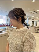 リボン編み込み