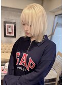 ハッシュカットダブルカラーケアブリーチ10代20代
