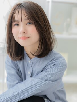 モッズヘア 越谷(mod's hair) シースルーバングインナーカラー小顔ロブTb12越谷20代30代40代