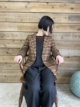 ハマモト ヤマ オオサカ(ハマモト Yama Osaka) チェックボブ