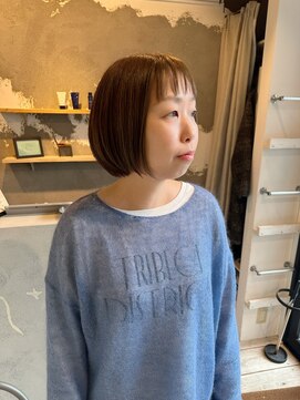 エイチヘア(h hair) 【hhair 四条大宮】丸みボブ