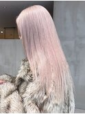 ロング美髪韓国ヘアおくれ毛顔周りレイヤー_ba543651