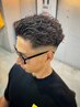 【新規】メンズカット+パーマ￥7700　[シャンプー/ヘアセット/眉カット込]