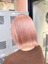 コディー(CODY)&nbsp;ダブルカラーピンクベージュベージュカラーケアブ リーチボブ