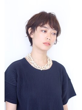 アワーズ 南青山(Our's) ブルーブラック/フェザーパーマ/スパイキーショート[南青山]