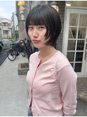 レイヤーボブ/顔まわりレイヤー/顔まわりカット