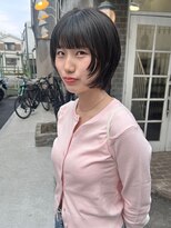 カシェ ナカザキ(CACHE NAKAZAKI)&nbsp;レイヤーボブ/顔まわりレイヤー/顔まわりカット