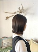 オリーブグレージュ/イルミナ/ぱつっとボブ