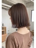 レイヤーカット/ボブ/髪質改善カラー/縮毛矯正/暗めカラー