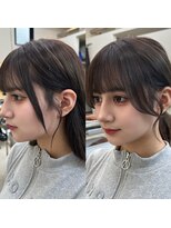 メラク(Merak) 大人可愛い黒髪レイヤー×小顔見えロング【20～40代】
