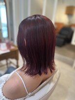 スペックホルダーミミ(Spec Holder mimi) アプリコットオレンジボルドーカラー8.17