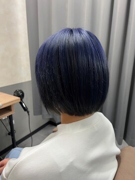 テーラヘアー 四街道店(TELA HAIR) ネイビーカラー