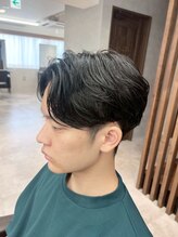フォーマルからカジュアルまで◎メンズニュアンスセンターパート[大宮駅/髪質改善/縮毛矯正] 