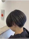 ダブルカラー,グレーカラー,マッシュショート,刈り上げ【草加】