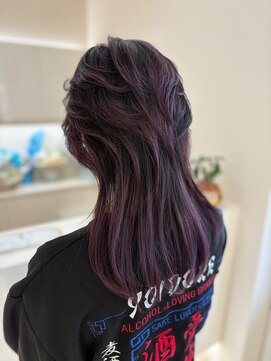 エフヘア レヴェリー(Fhair reverie) 【質感再整カラー】バレイヤージュ/ウルフカット