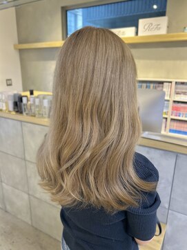 エイト 三軒茶屋店(EIGHT) 【EIGHTsangenjaya 三軒茶屋】ミルクティーベージュ /髪質改善