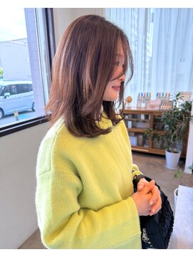 トイズファクトリー(Toys Factory) 髪質に合わせたレイヤーカットに艶のあるブラウンカラー♪