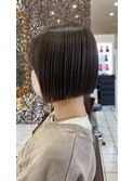 春イメチェン◎ブリーチなしベージュブラウン×ボブ