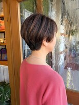 マーブル ヘアー(marble hair)&nbsp;ショート×ハイライト