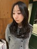 【乾かすだけでまとまる艶髪へ】カット＋髪質改善カラー＋髪質改善TR