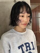 パーク(PAAQ) 藤沢/ニュアンスパーマ/黒髪パーマ/ボブパーマ