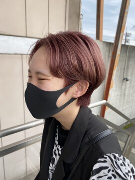 ソルコディ コクラ(SOL.cody kokura) ショートカット/ワインレッド/カット/ブリーチ