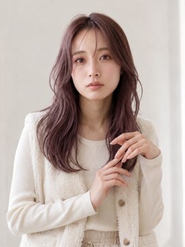 ソルナ 仁川(SOLUNA) 秋のラベンダーブラウンロング