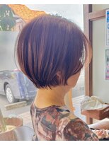 ハピネス クローバー 学園前店(Happiness CLOVER)&nbsp;ナチュラルショートショートボブ×髪質改善×白髪ぼかし19