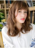 *+COVER HAIR+*…斜めバングが◎エフォートレスゆるミディa