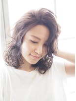 ラジィ(L'Asie)&nbsp;☆ウェットミディ・ウェーブ☆杉山明