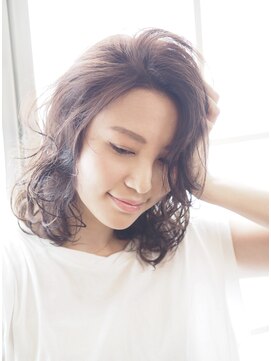 ラジィ(L'Asie) ☆ウェットミディ・ウェーブ☆杉山明