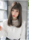 グレージュカラーで柔らかヘアに☆relian表参道☆