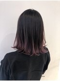 グレージュカラー/ボブウルフ/黒髪/ココアベージュ/中野/中野駅