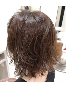 プロ ヘア テック(PRO HAIR TEC) 切りっぱなしボブ×ゆるウェーブ