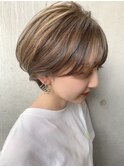 【Des.Art赤坂】学割U-24×ハイライトカラー×耳掛けショート