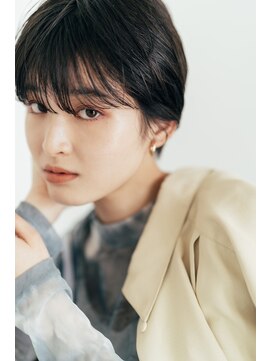 フォト 新宿(foto) グレーベージュ前髪パーマレイヤーカットダブルカラー髪質改善