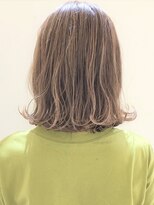 アンジュ 大豆島店(ange)&nbsp;ナチュラルハイライトカラー_ロブヘア_ニュアンスカラー[20代]